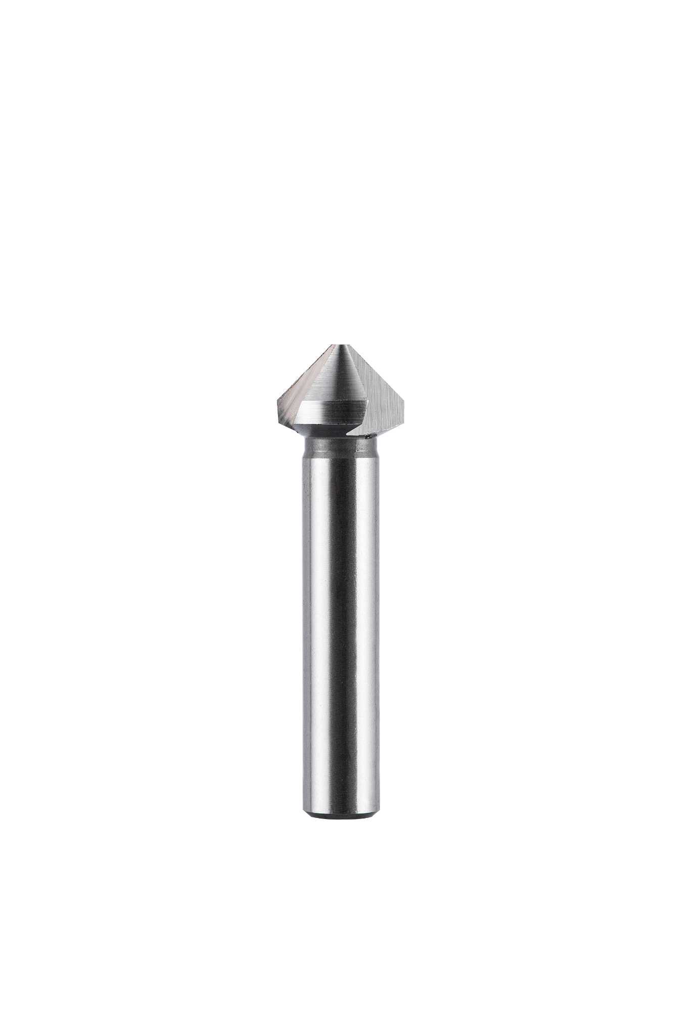 Bright finish three-flute countersink